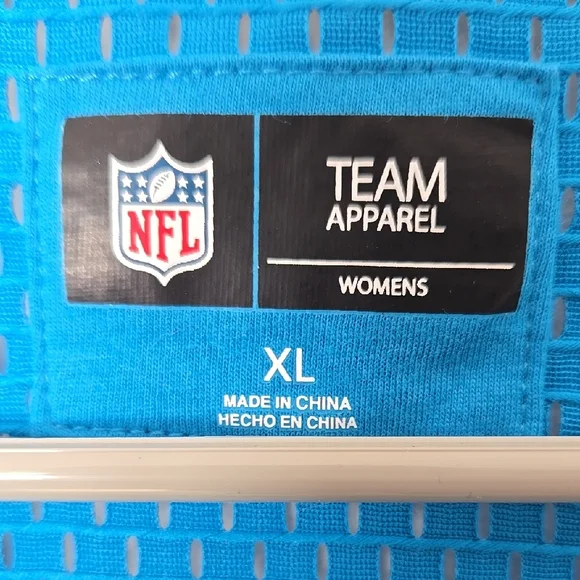 NFL Carolina Panthers Women's Jersey - Blue and Black - Picture 2 of 6